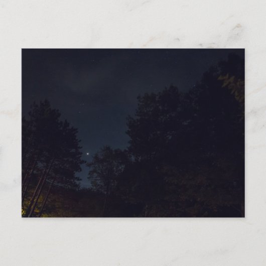 Planet Mars gezien van het Van Buren State Park, M Briefkaart (Voorkant)