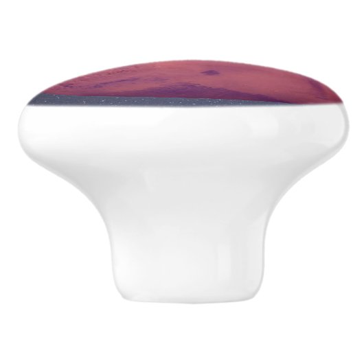 Planet Mars Keramische Knop (Zijkant)