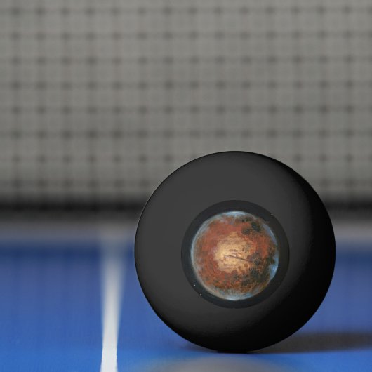 Planet Mars Pingpongballen (Net)