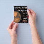 Planet Mars, Planetarium Event Adverteren Flyer (Hand)