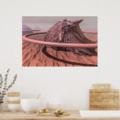 Planet Mars Poster (Keuken)