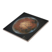 Planet Mars Tegeltje (Zijkant)