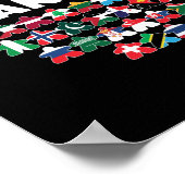 Planet Meeple, Poster en texte blanc (Coin)