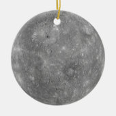 Planet Mercurius Kerstboom Keramisch Ornament (Voorkant)