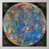 Planet Mercury Deep-Poster Poster (Voorkant)