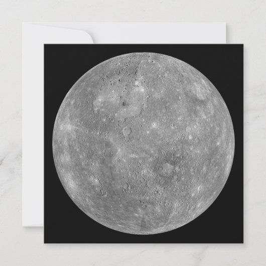 Planet Mercury Kaart (Voorkant)