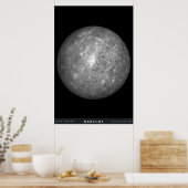 Planet Mercury Poster (Keuken)
