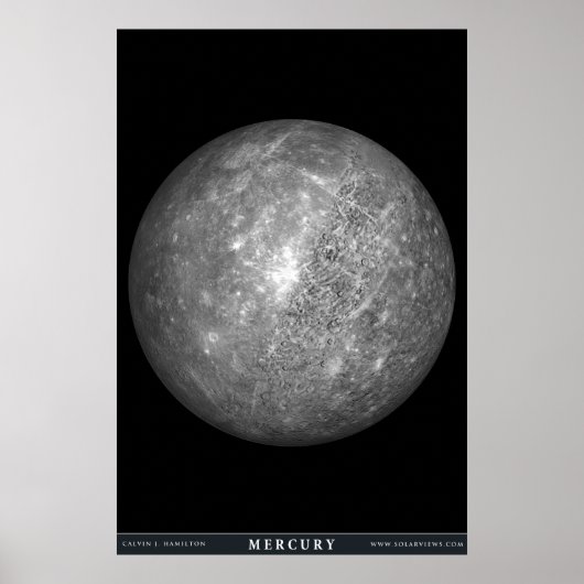 Planet Mercury Poster (Voorkant)