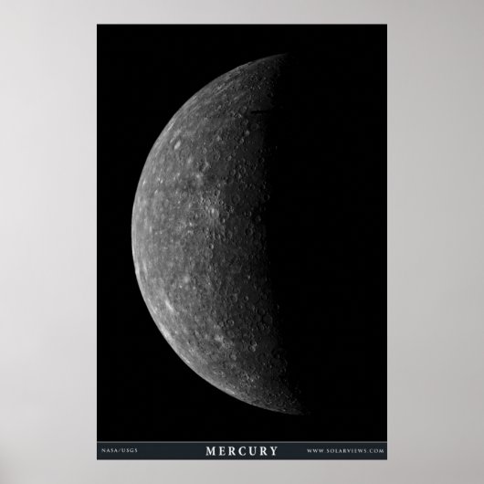 Planet Mercury Poster (Voorkant)