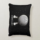 Planet Mercury & Stars Accent Kussen (Achterkant (Verticaal))