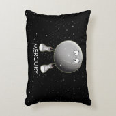 Planet Mercury & Stars Accent Kussen (Voorkant(Verticaal))