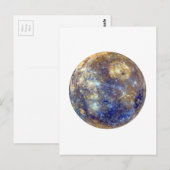 PLANET MERCURY v2 (zonnestelsel) ~~ Briefkaart (Voorkant / Achterkant)