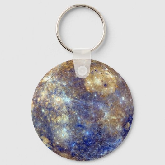 PLANET MERCURY v2 (zonnestelsel) ~ Sleutelhanger (Voorkant)