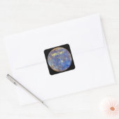 PLANET MERCURY VIERKANTE STICKER (Envelop)
