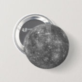 PLANET MERCURY (zonnestelsel) ~ Ronde Button 5,7 Cm (Voorkant /achterkant)