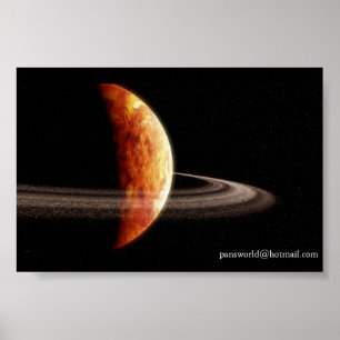 Planet - nabootsing van Geonosis Poster