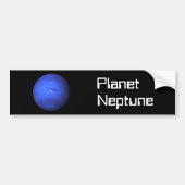 Planet Neptune Car Bumpersticker (Voorkant)