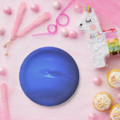Planet Neptune Papieren Bordje (Feest)