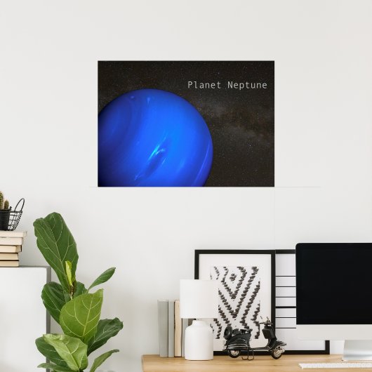 Planet Neptune Poster (Thuiskantoor)