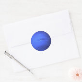 Planet Neptune Ronde Sticker (Envelop)