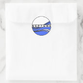 PLANET NEPTUNE RONDE STICKER (Tas)