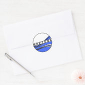 PLANET NEPTUNE RONDE STICKER (Envelop)