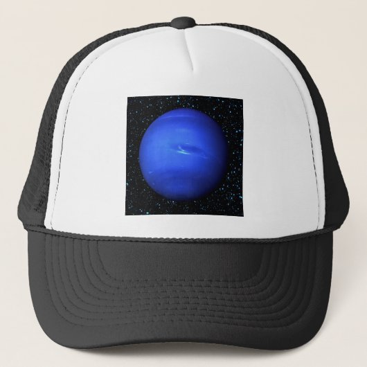 PLANET NEPTUNE Star Background (zonnestelsel) ~~~. Trucker Pet (Voorkant)