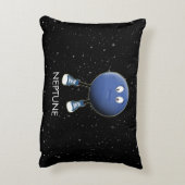 Planet Neptune & Stars Accent Kussen (Achterkant (Verticaal))