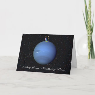 Planet Neptune Verjaardag Kaart