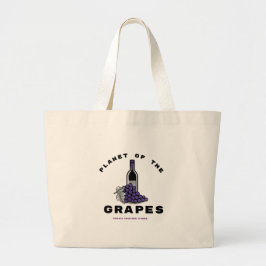 Planet of the Grapes Canvas tas