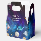 Planet Outer Space Astronaut Birthday Party Bedankdoosjes (Geopend)
