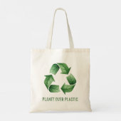 Planet Over Plastic Herbruikbaar Tas (Achterkant)