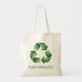 Planet Over Plastic Herbruikbaar Tas (Voorkant)
