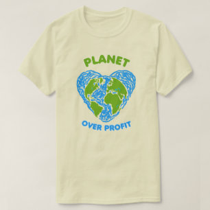 Planet over winst t-shirt