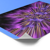 Planet Paarse Super Nova Poster (Hoek)