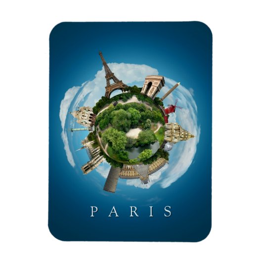 Planet Paris magneet (Verticaal)
