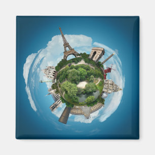 Planet Paris magnet Magneet