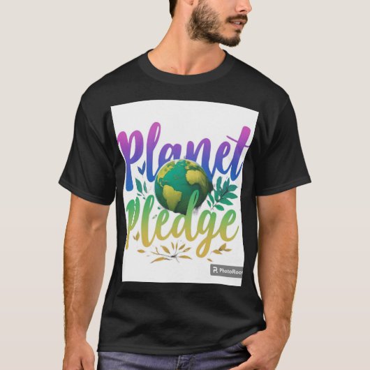 Planet Pledge" T-shirt (Voorkant)