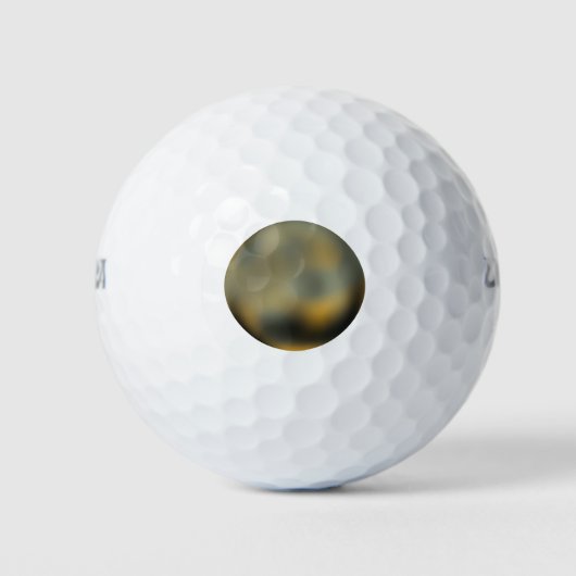 Planet Pluto Golf Balls Golfballen (Voorkant)