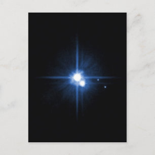 Planet Pluto moon Charon NASA Briefkaart