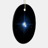 Planet Pluto moon Charon NASA Keramisch Ornament (Rechts)
