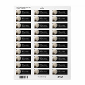 Planet Pluto Zonnestelsel Ruimte Retouradres Etiket (Full Sheet)