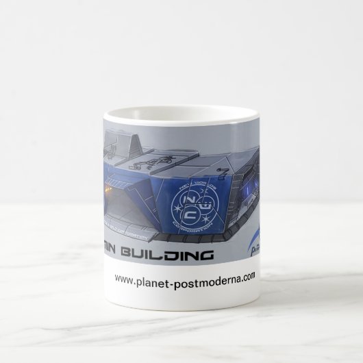Planet Postmoderna Art :  Concept Mug d'administra (Centre)