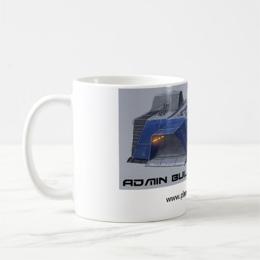 Planet Postmoderna Art : Concept Mug d'administra (Gauche)