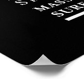 Planet Saturn Gedetailleerd Astronomisch Symbool Poster (Hoek)