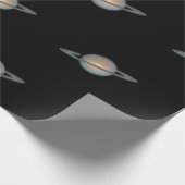 Planet Saturn met ringpatroon Cadeaupapier (Hoek)