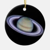 Planet Saturn Ornament. Keramisch Ornament (Voorkant)