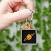 Planet SATURN Rits-Pull & Bagagelabel, Sleutelhang Sleutelhanger (Hand)