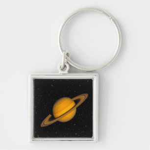 Planet SATURN Rits-Pull & Bagagelabel, Sleutelhang Sleutelhanger