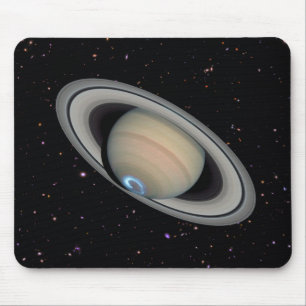 Planet Saturn Starry Sky Mousepad Muismat